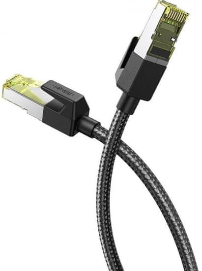 Ugreen Cat7 kabel s pletenim modularnim RJ45 Ethernet konektorom, oklopljen, 3 m (80424)