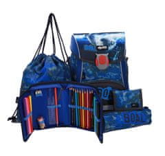 ABC123 set školskih torbi, 5/1, plava, nogomet