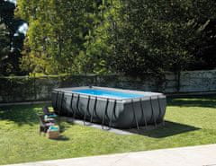 Intex 26356 bazen Ultra Frame 549 × 274 × 132 cm, pješčana pumpa, ljestve