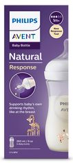 Philips Avent SCY903/66 plastična boca, 1m+, 260 ml, Natural Response, Deco