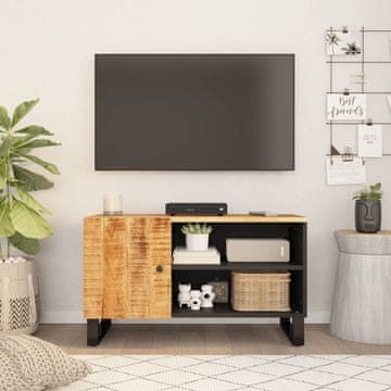 Vidaxl TV ormarić, 80x33x46 cm, drvo manga i smola