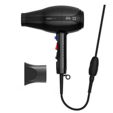 Solis Swiss Air Black sušilo za kosu