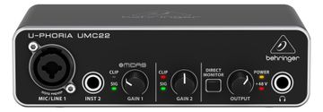 Behringer Behringer UMC22 audio sučelje, crno