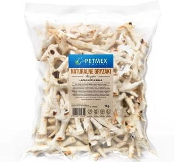 slomart PTMEX Žvakalica za pse pileća šapa - 1 kg