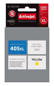 ActiveJet Activejet AE-405YNX tinta za Epson 405XL, žuta, 18 ml