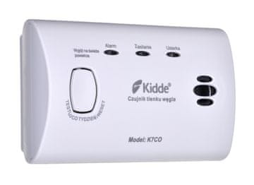 Kidde Kidde K7CO Kombinirani detektor CO s baterijskim napajanjem, Bijeli