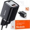 Mcdodo Brzi Zidni Punjač Za Telefon 2X Usb Usb-C Gan 33W Mjerač