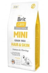 Brit BRIT Care Mini Hair&Skin Losos i haringa suha hrana za pse, 7 kg