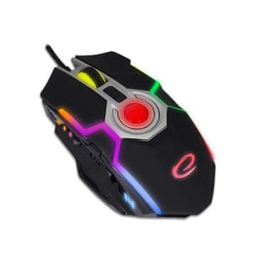 Esperanza Esperanza EGM701 miš, Desnoruki, USB, Optički, 7200 DPI, Višebojni