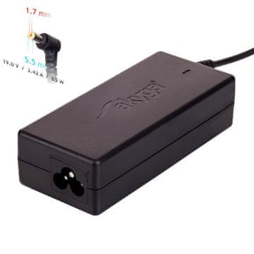 AKG Akyga AK-ND-06 Adapter za prijenosno računalo, 65 W, Crna