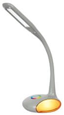ActiveJet Activejet VENUS GREY stolna LED svjetiljka s RGB bazom