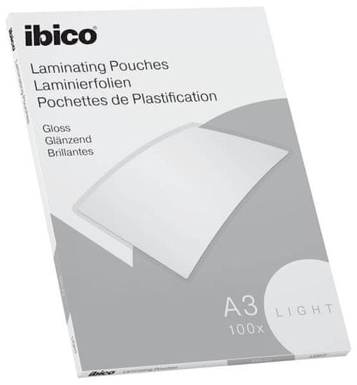 IBICO folije za plastificiranje Basic Light, A3, 75mic, 100/1