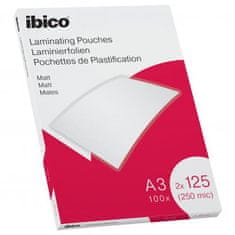 IBICO folije za plastificiranje Value MATT, A3, 125mic, 100/1