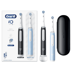 Oral-B iO Series 3 Duo Pack set električnih četkica za zube, crna i plava