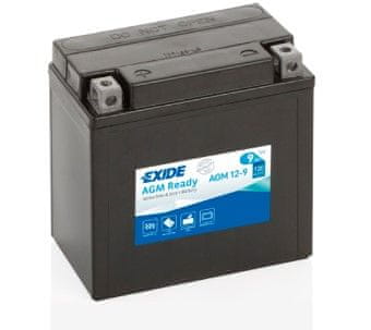 Exide AGM12-9 akumulator za motor, 9 Ah, L+, 120 A(EN), 135 x 75 x 140 mm