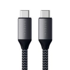 Satechi kabel za punjenje, USB-C - USB-C, 100 W, sivi (879961009199)