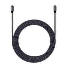 Satechi kabel za punjenje, USB-C - USB-C, 100 W, sivi (879961009199)
