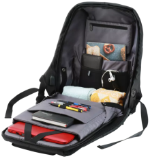 Canyon BP-G9 ruksak za prijenosno računalo 39.6 cm, protiv krađe, crno/siva (CNS-CBP5BG9)
