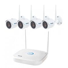 Secutek WiFi kamerijski sustav SLG-WIFI2108PGE4FE200 – 4x 2MP kamera, NVR