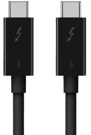 Belkin Thunderbolt 3 kabel, USB-C na USB-C, 100W, 5K/Ultra HD, 0.8m, crni (F2CD084bt0.8MBK)