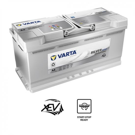 Varta A4 akumulator, 105 Ah, D+, 950 A(EN), 394 x 175 x 190 mm