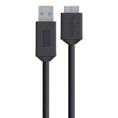 Belkin kabel, Micro-B / USB 3.0, 0,9 m, crni (F3U166bt0.9M)