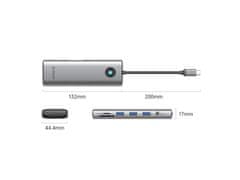 Orico PW11-10P priključna stanica USB-C, 10u1 (PW11-10P-GY-EP)