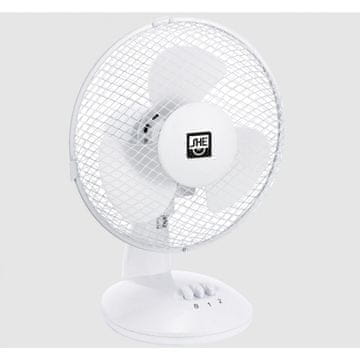 SHE stolni ventilator, 23 cm, 25 W, bijeli