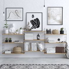 Woody Fashion Polica za knjige, hrast, Laba