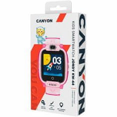 Canyon Jondy KW-44 dječji pametni sat, ružičaste boje (CNE-KW44PP)