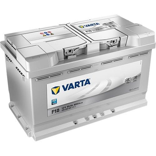 Varta F18 akumulator, 85 Ah, D+, 800 A(EN), 315 x 175 x 175 mm