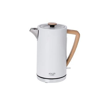 Adler ADLER AD 1347w električni kuhalo za vodu, 1.7L, bijelo