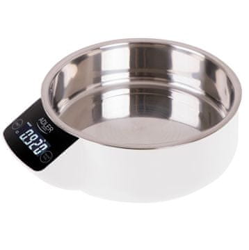 Adler Adler AD 3166 digitalna kuhinjska vaga, ovalna, nehrđajući čelik, do 5 kg