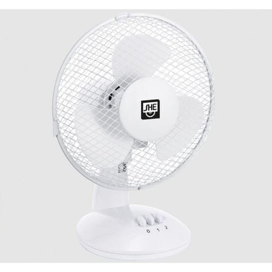 SHE stolni ventilator, 40 cm, 40 W, bijela