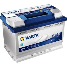 Varta N70 akumulator, 70 Ah, D+, 760 A(EN), 278 x 175 x 190 mm