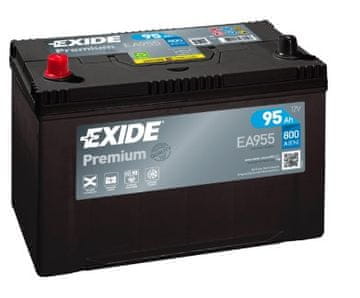 Exide Premium EA955 akumulator, 95 Ah, L+, 800 A(EN), 306 x 173 x 222 mm