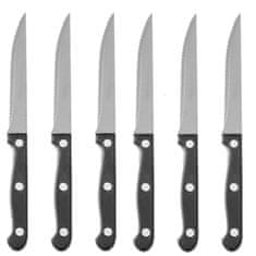 Hendi Nazubljeni nož za odrezak od nehrđajućeg čelika, duljine 215 mm, set od 6 - 781449