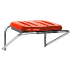 GS ZIDNI DRŽAČ ZA ODVAJANJE OTPADA, CRVENI, ZA VREĆE OD 120 L, ČVRST