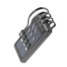 Andowl Solarna punjiva baterija - Solarna powerbank 12.000 mAh BIJELA