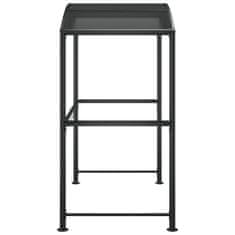 Vidaxl Sjenica za roštilj s policama antracit 210x114x230 cm čelična