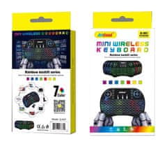 Andowl Mini LED bežična tipkovnica + miš za računalo Android/ Xbox/ Playstation/ Wifi