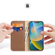 Dux Ducis Hivo preklopna maska za iPhone 14 Plus, smeda