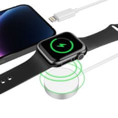 Tech-protect Ultraboost USB magnetni punjač za Apple Watch + Lightning 1.5m, bijela