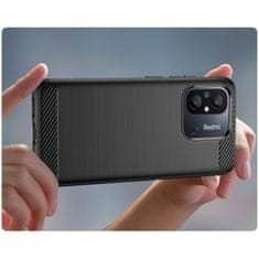 Tech-protect Carbon maska za Xiaomi Redmi 12C, crno