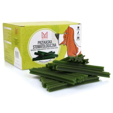 Mersjo Zubna grickalica za pse Zubni štapići M (10-25kg) 28 kom.