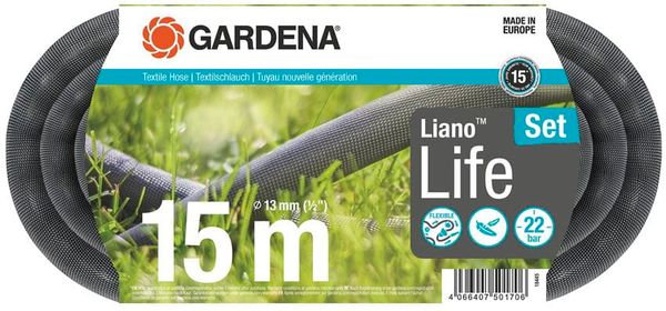 Gardena tekstilno crijevo Liano Life, 15 m