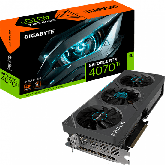 Gigabyte GeForce RTX 4070 Ti Eagle OC grafička kartica, 12GB GDDR6X, PCI-E 4.0 (GV-N407TEAGLE OC-12GD)