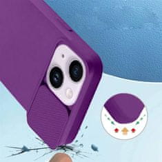 MG Privacy Lens maska za iPhone 14, ljubičasta