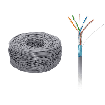 Cabletech FTP CABLE CAT5E 305M/REEL 4X2X0.5