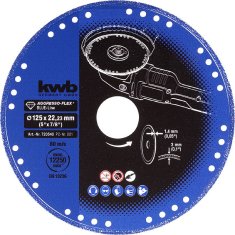 KWB dijamantna rezna ploča za metal Blue-Line, 125 mm (49720540)
